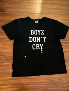 RATS ラッツ BOYZ DON'T CRY プリント Tシャツ ブラック
