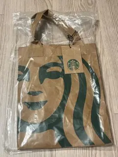 【新品未開封】スターバックス クラフトペーパーショッパーS