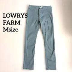 LOWRYS FARM /グリーンスリムフィットカジュアルパンツ