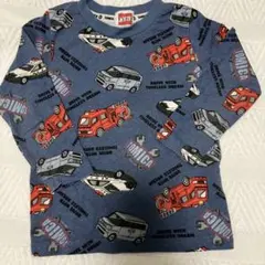TOMICA 車両プリント 長袖Tシャツ 90