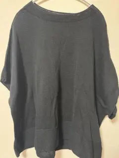 SO ブラック 半袖ニット F