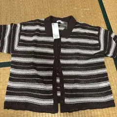 GUIボーダーニットシャツ