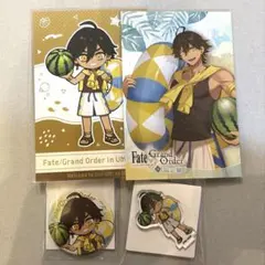 FGO スイパラ 海の家 アクスタ 缶バッジ 高杉晋作 オジマンディアス ②