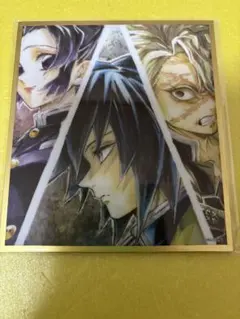 劇場版 鬼滅の刃 WEBSHOPくじ アクリル色紙　冨岡義勇 しのぶ 実弥