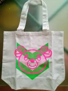 新品未使用 岡村靖幸 後智仁デザイン ピーチベアートートバッグ ツアーグッズ