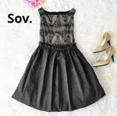 ソブ　レースワンピース　バルーン　ドレス　　結婚式二次会　パーティー　セレモニー