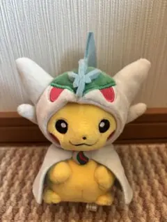 メガサーナイト ポンチョ ピカチュウ マスコット ポケモンセンター限定】ピカチュウ ぬいぐるみ メガサーナイト