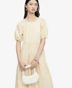 ワンピース　イエロー　H&M