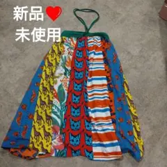新品❤未使用 チャイハネ スカート ワンピース カラフル 総柄のサムネイル