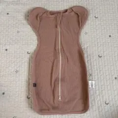 スワドル マホウノオクルミ スリーパー Wジッパー 同生地の帽子付き