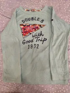 DOUBLE.B 長袖カットソー 水色