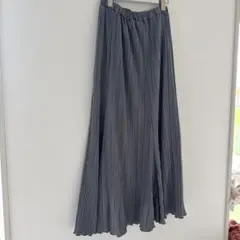 グレー プリーツロングスカートのサムネイル