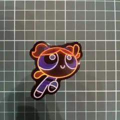 防水ステッカー　ネオンライト　パワーパフガールズ