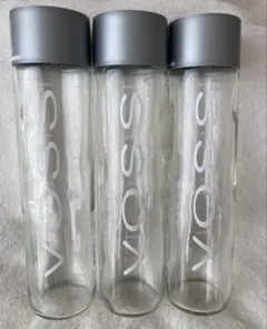 【匿名配送】VOSS ミネラルウォーター　空き瓶　375ml ×3本のサムネイル