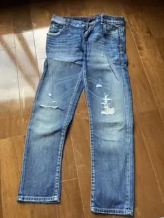 ZARAダメージデニム34インチ