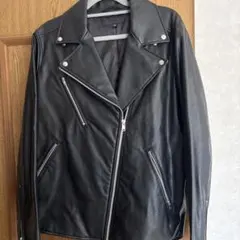 ユニクロ　レザー調ジャケット　XL