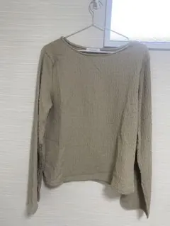 talbyyumi ベージュ 長袖 トップス Lサイズ