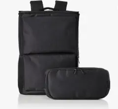 残りわずか！【新品・未使用】リュックサック　多収納　シンプル　ブラック