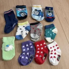 トーマス ベビー靴下 11足セット　9-14センチ