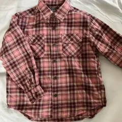 ユニクロヴィンテージ　フランネル 長袖シャツ 130cm 特殊首タグ