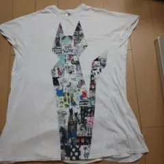 値下げScoLar スカラー 猫柄 半袖Tシャツ Mサイズ
