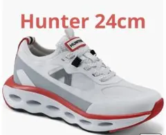 HUNTER ホワイト/レッド スニーカーのサムネイル