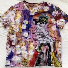 デシグアル　Desigual 半袖T シャツ　L サイズ　レディース　コットンのサムネイル