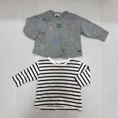 F.O.KIDS petit main ロンT2枚セット　80㎝