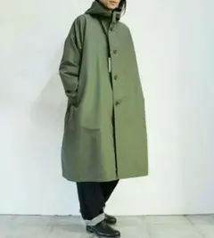 美品! TRAVAIL MANUEL ライトグログラン BIG パーカー コート