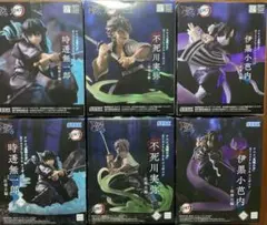 鬼滅の刃　XrossLink フィギュア　時透無一郎　不死川実弥　伊黒小芭内