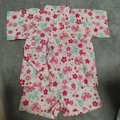 甚平 80cm 浴衣 女の子 花柄