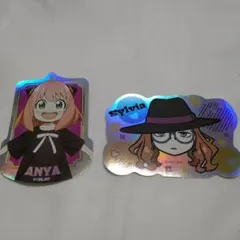 スパイファミリー　キャラカットステッカーガム　アーニャ　シルヴィア