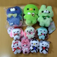 すくっとたっちさん　ぬいぐるみ＆マスコット １０個