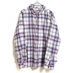 chocol raffine robe チェックシャツ 長袖 M コットン 春夏のサムネイル