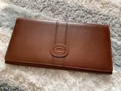 DAKS ダックス 長財布 本革 ハウスチェック キャメル 英国ブランド