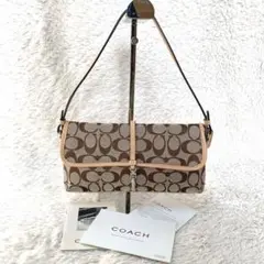 ♡美品♡ COACH シグネチャー ワンショルダー バッグ アクセサリーポーチ