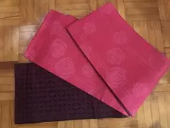 帯 薔薇柄 半幅帯のサムネイル