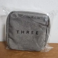 【新品未使用】THREE ノベルティ　ポーチ