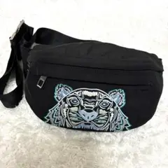 KENZO ケンゾー ボディバッグ ウエストポーチ 立体刺繍 タイガー