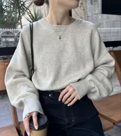 CIAOPANIC TYPY スウェットライクボリュームスリーブニット