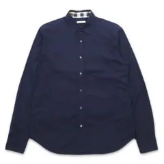 BURBERRY BRIT ドレスシャツ L ダーク ネイビー ワンポイントのサムネイル