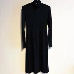 UNIQLO ユニクロ リブタートルネックワンピース ロングワンピース 長袖