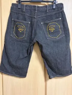 A BATHING APE デニム ハーフパンツのサムネイル