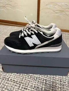値下げ　New Balance スニーカー 25.5cm ブラック/グレー