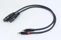 オーディオ変換ケーブル　XLRメス-RCA / 0.5m / ペア