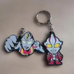 ウルトラマン ラバーキーホルダー 2個セット