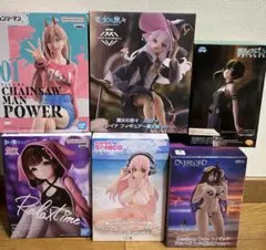 美少女フィギュアまとめ売り　6点セット売り　プライズ