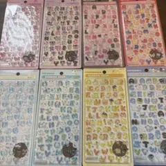 【正規品】ボンボンドロップシール サンリオ 文字 コンプリート 8種セット