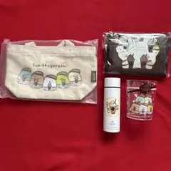 すみっコぐらし　GODIVA ゴディバ　コラボ　エコバッグ　水筒　アクリルコップ