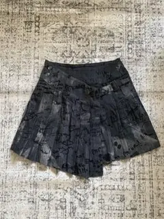 VERSACE JEANS COUTURE グラフィティ柄 プリーツスカートのサムネイル